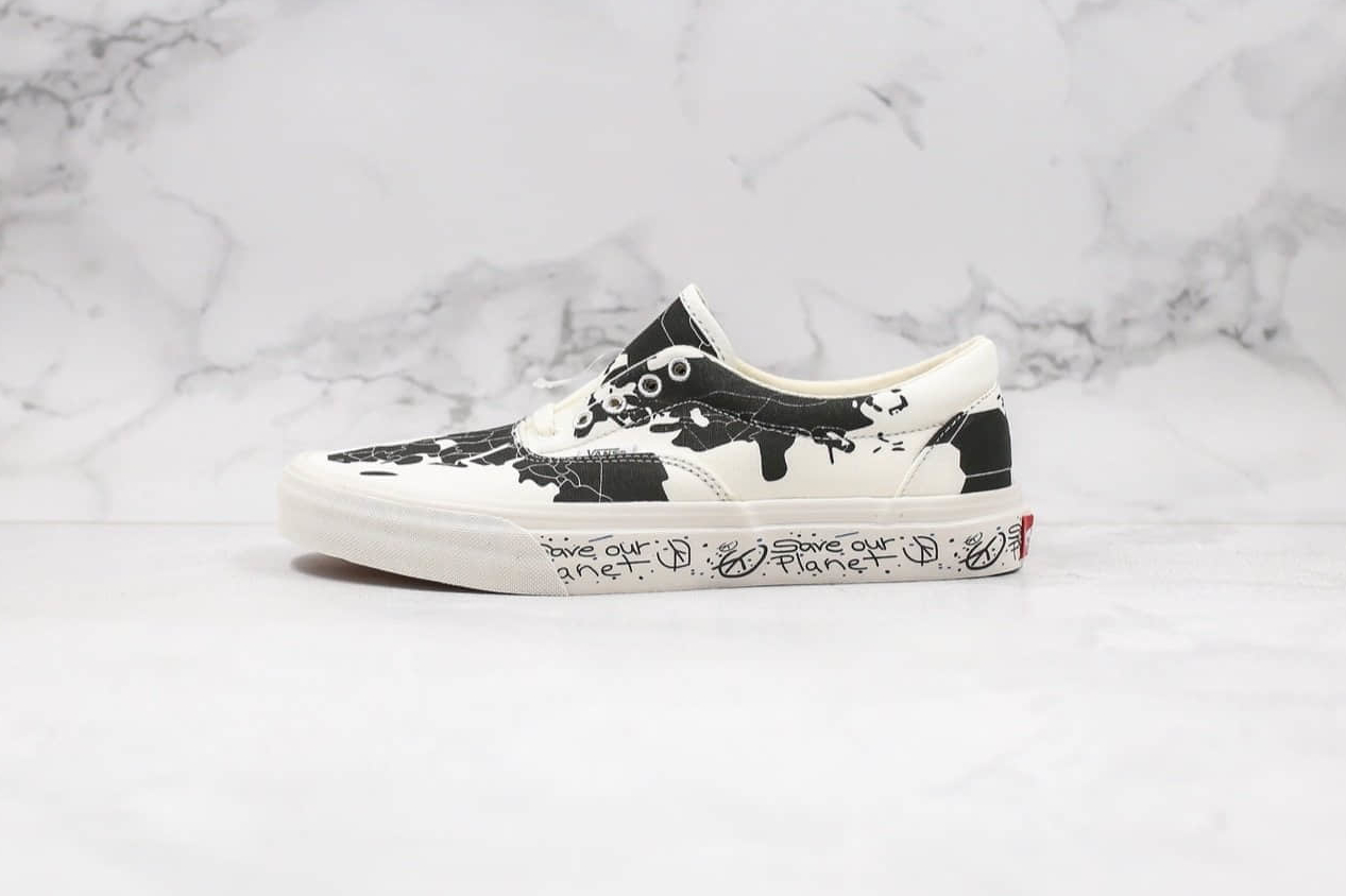 Vans Save Our Planet x Era 'White Black' VN0A4BV4TGP - Sustainable Footwear