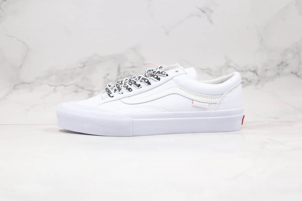 Vans Style 36 Pro World Peace White - Shop Now for VN0A4U3F03S