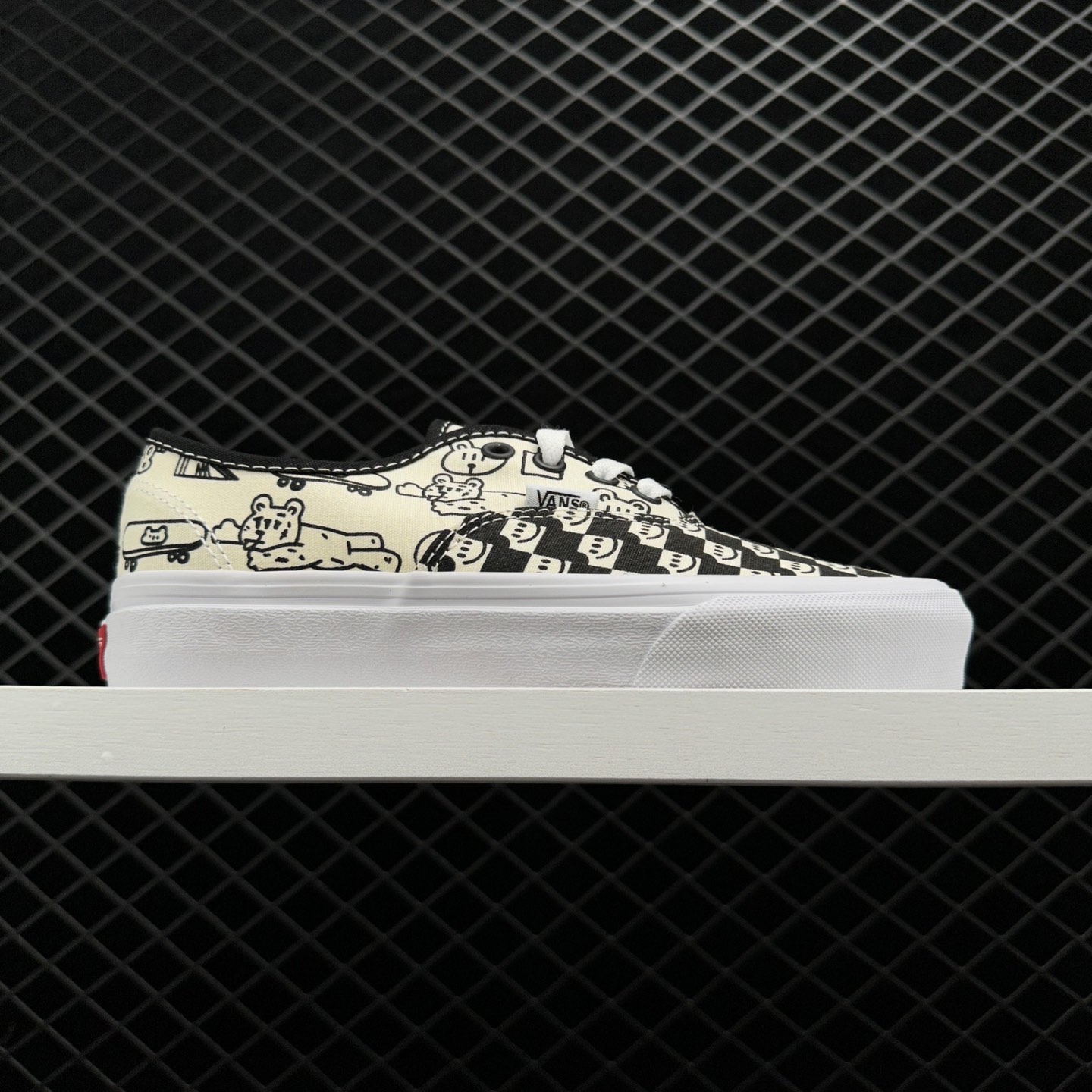 Vans Run Authentic OTW Art Black Marshmallow Sneakers - Limited Edition VN0A5KS9BPR1