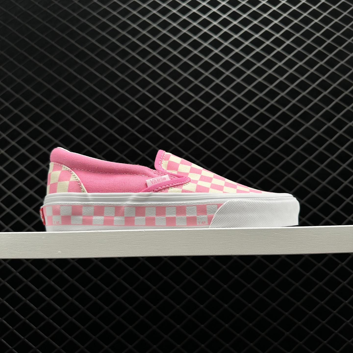 Vans Classic Slip-On Sidewall Check - Coral Blush VN0A38F7RA8