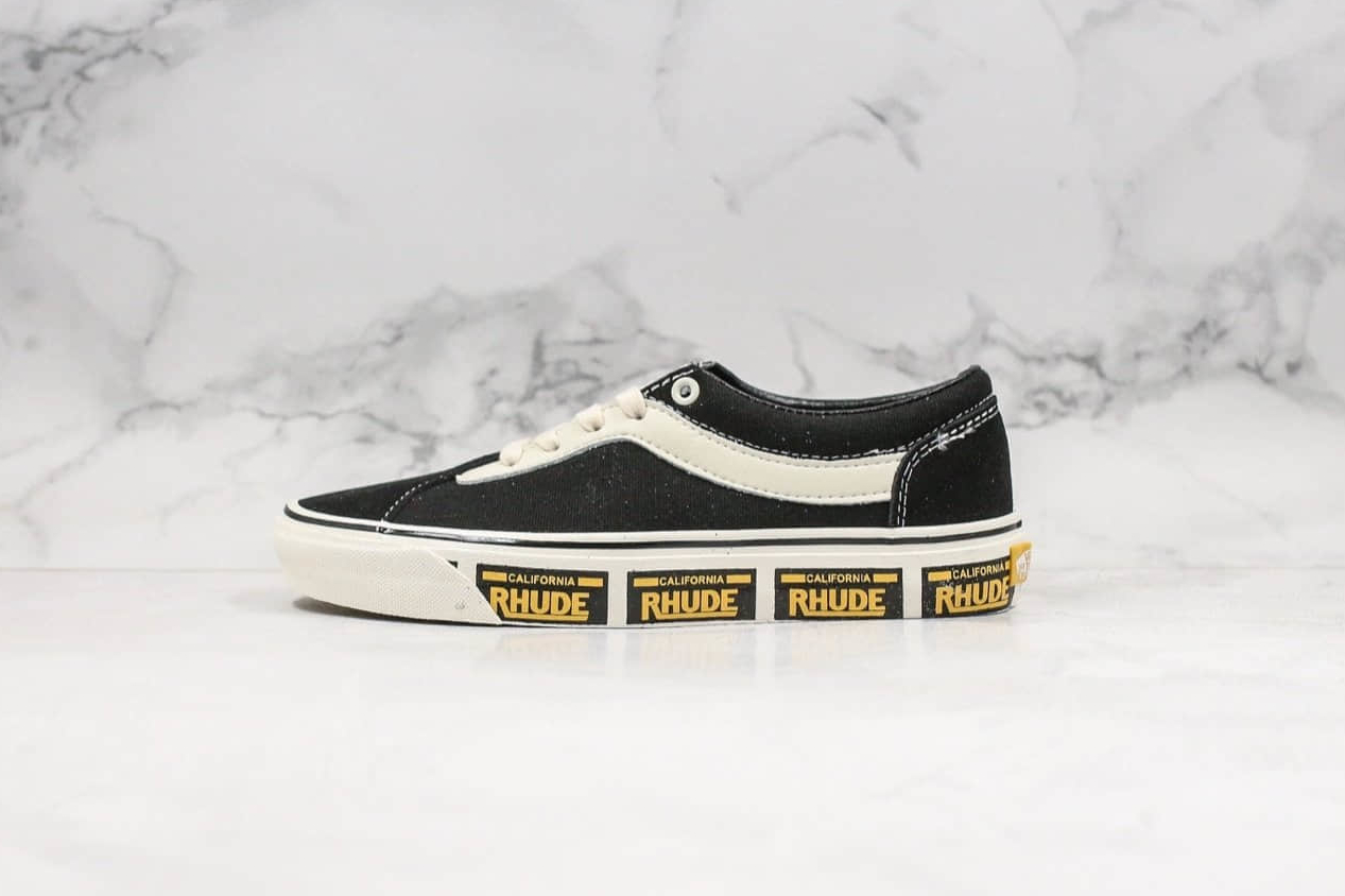 Vans Rhude x Bold Ni 'Black' VN0A3WLPTHF: Sleek Collaboration Sneakers at their Finest