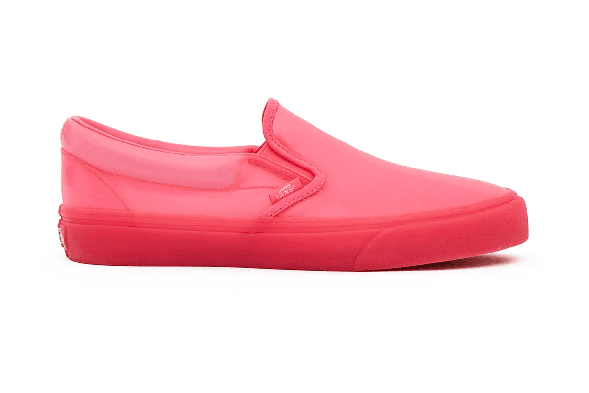 Vans Opening Ceremony x Classic Slip-On 'Pink Transparent' ST219113: Limited Edition Collaboration Sneakers