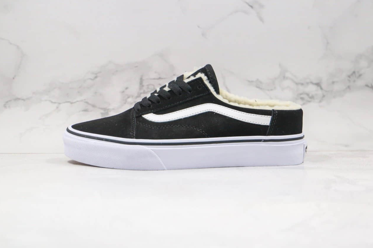 Vans Old Skool Mule 'Black White' VN0A4P3YTC6 - Stylish Slip-On Sneakers