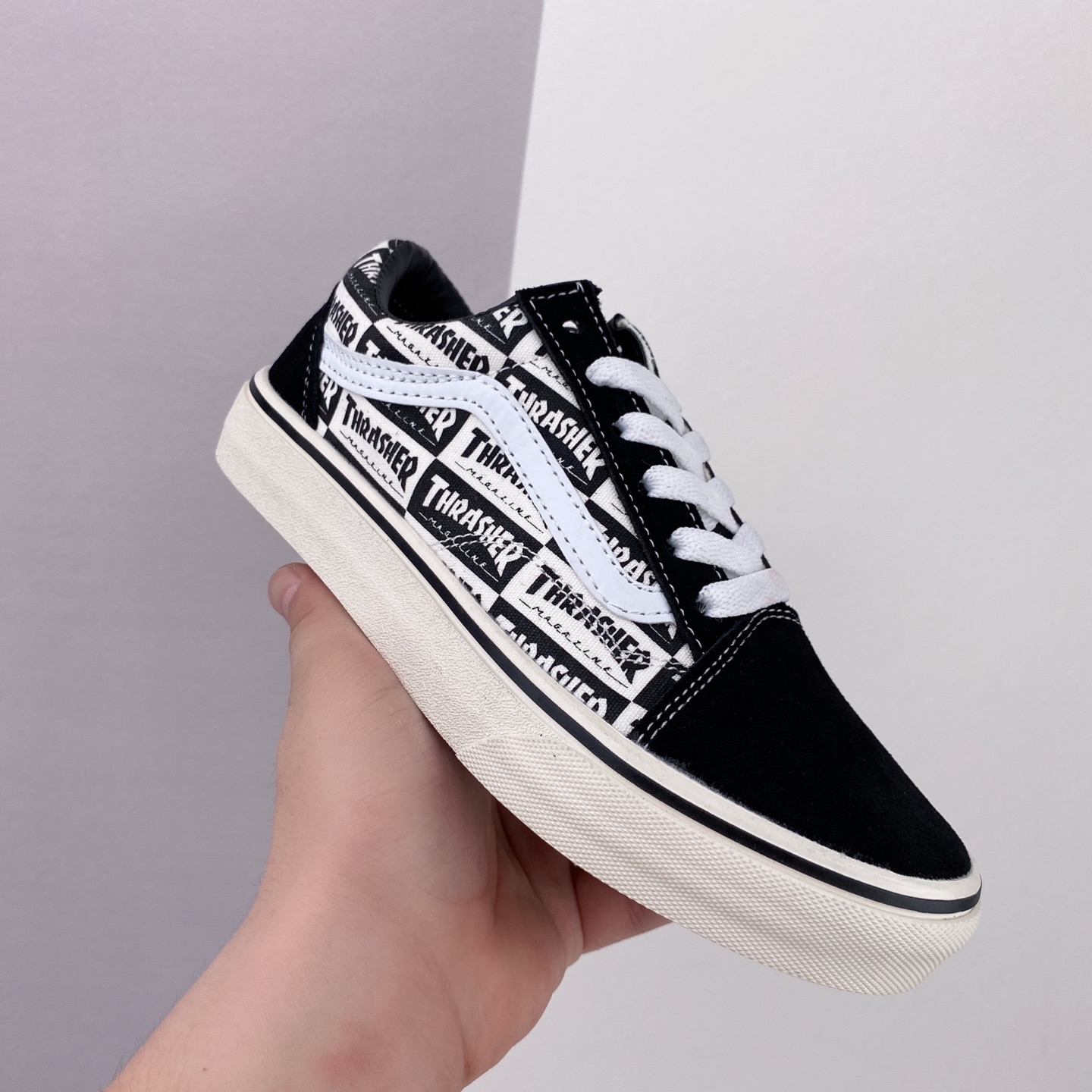 Vans x Thrasher Old Skool Black White - Iconic Collaboration for Skaters