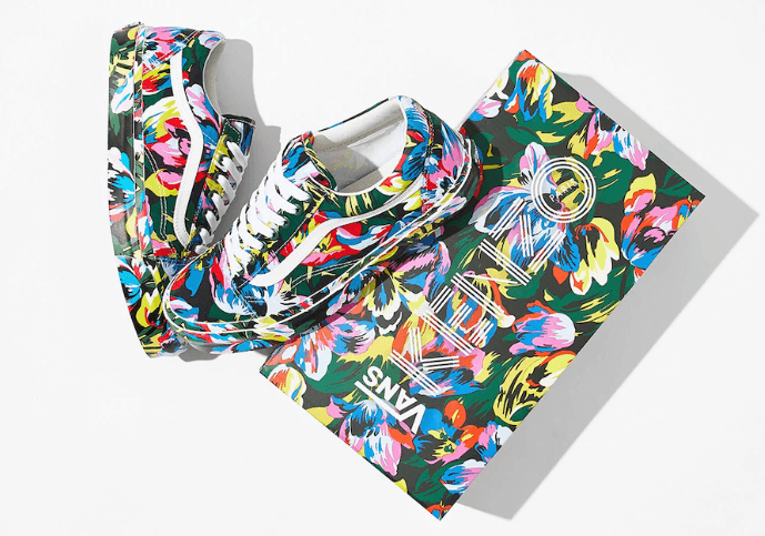 Vans Kenzo x OG Old Skool LX 'Floral Green' VN0A4P3X02H - Vibrant Floral Design on Classic Sneakers Vans Kenzo x OG Old Skool LX 'Floral Green' VN0A4P3X02H - Vibrant Floral Design on Classic Sneakers