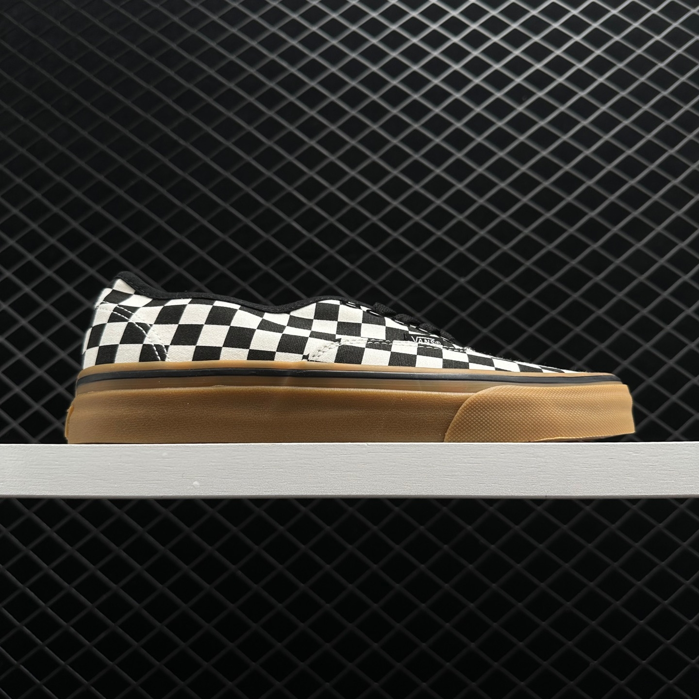 Vans Authentic Checkerboard Black Gum Shoes: Stylish and Versatile