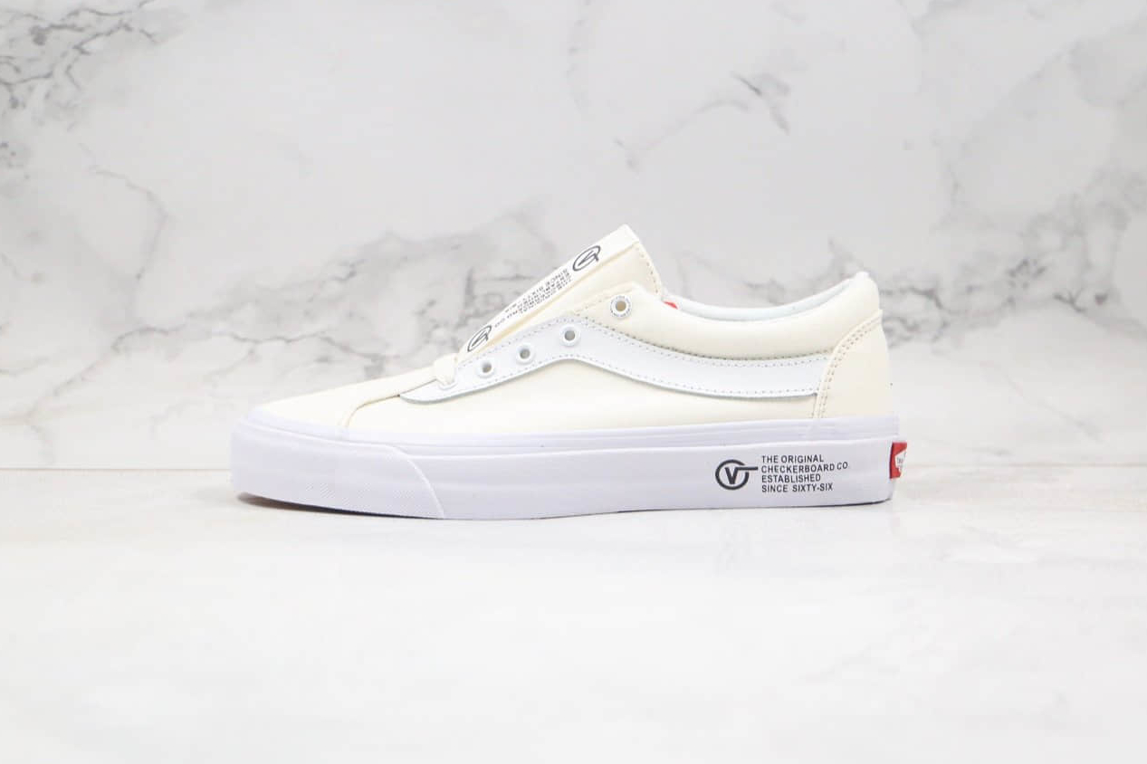 Vans Bold Ni White Unisex VN0A3WLPWP3 - Stylish and Classic Footwear