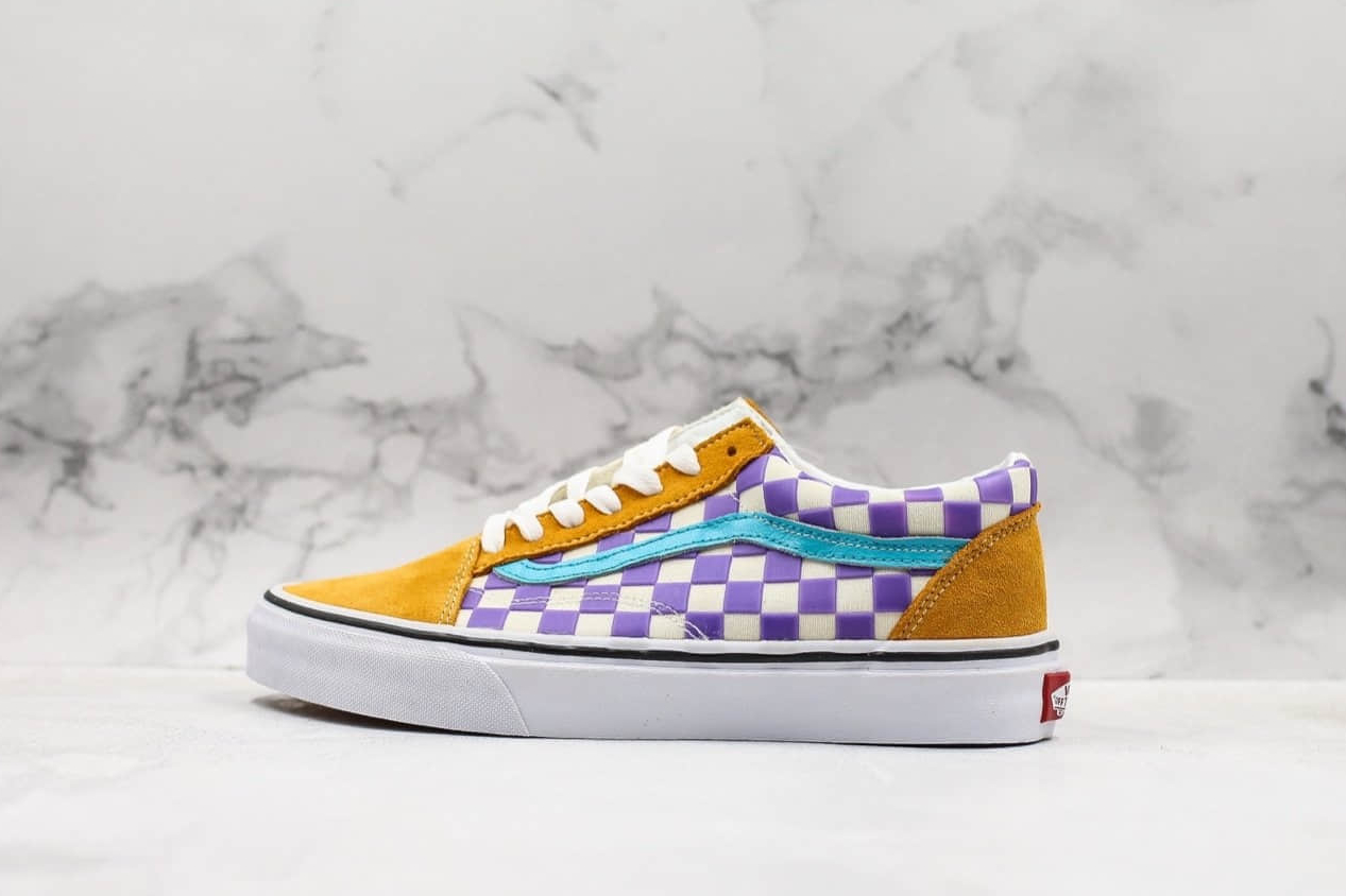 Vans Preowned Old Skool Thermocome in Purple Magenta Mustard - Limited Edition