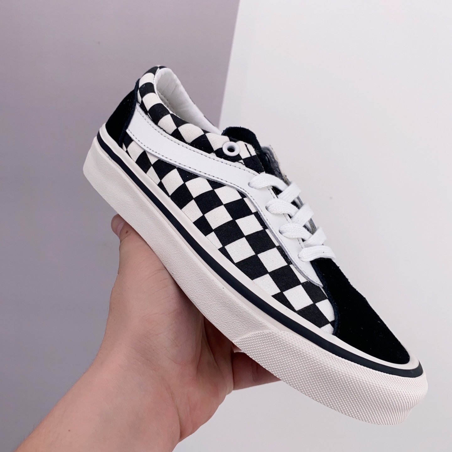 Vans Bold Ni Checkerboard Black Marshmallow VN0A3WLPR6R – Stylish Sneakers for a Modern Look