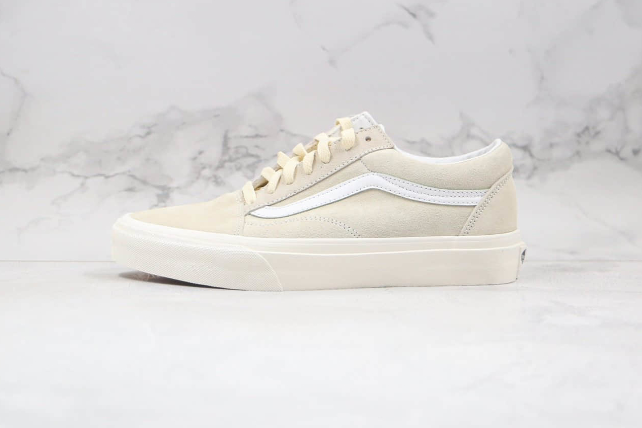 Vans Old Skool Pig Suede Sand Shell - VN0A38G19G9 | Stylish & Comfortable Footwear