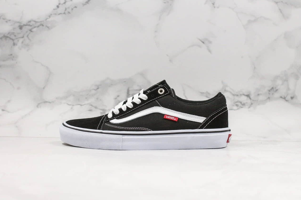 Vans Skate Old Skool Shoe Black White - Classic Skateboarding Sneakers