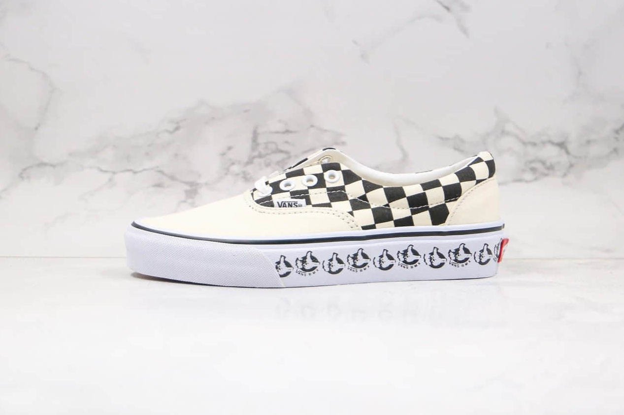 Vans BMX Era 'White Black Checkerboard' VN0A4BV4V3H - Classic Style and Grip