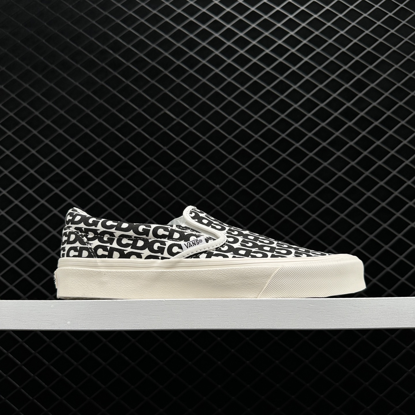 Vans CDG Print Slip-On 'Blanc De Blanc' - Limited Edition