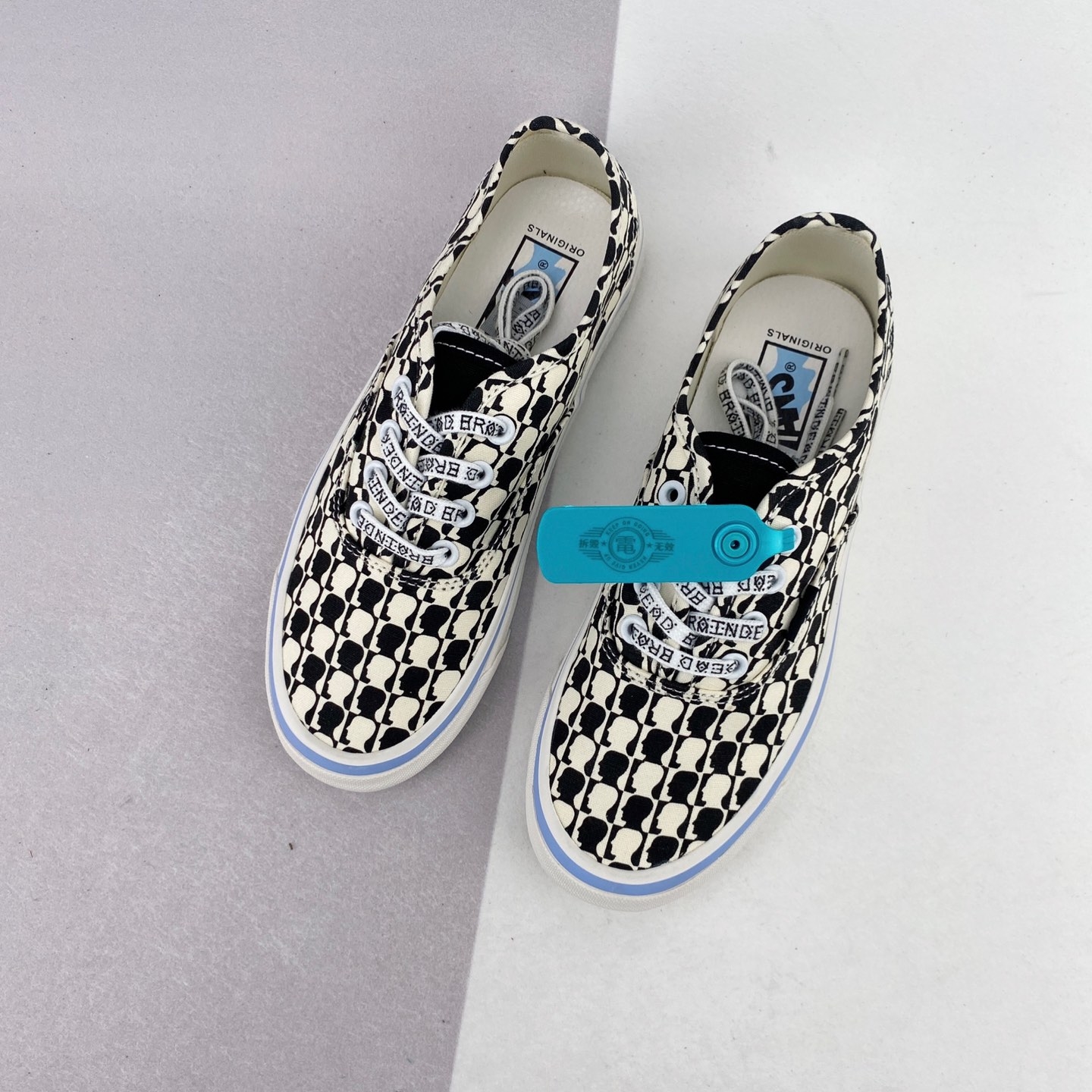 Vans Brain Dead x OG Authentic LX 'Brain Dead Monogram' VN0A4BV9BA2 - Limited Edition Collaboration.