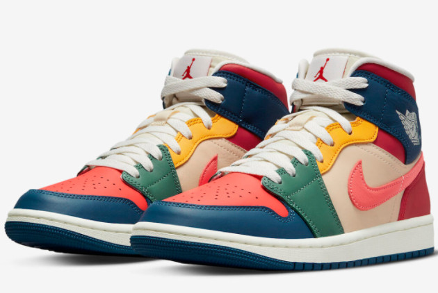 Air Jordan 1 Mid 'Multi-Color' DN3738-400: Stylish and Versatile Sneakers Air Jordan 1 Mid 'Multi-Color' DN3738-400: Stylish and Versatile Sneakers
