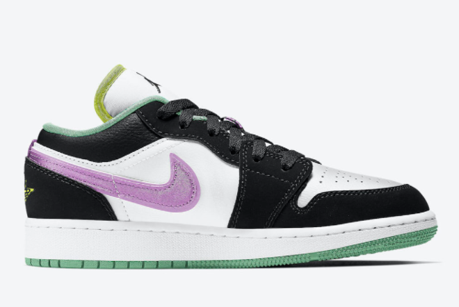 Air Jordan 1 Low GS White/Black-Green Glow 553560-151 - Latest Release for Kids Air Jordan 1 Low GS White/Black-Green Glow 553560-151 - Latest Release for Kids