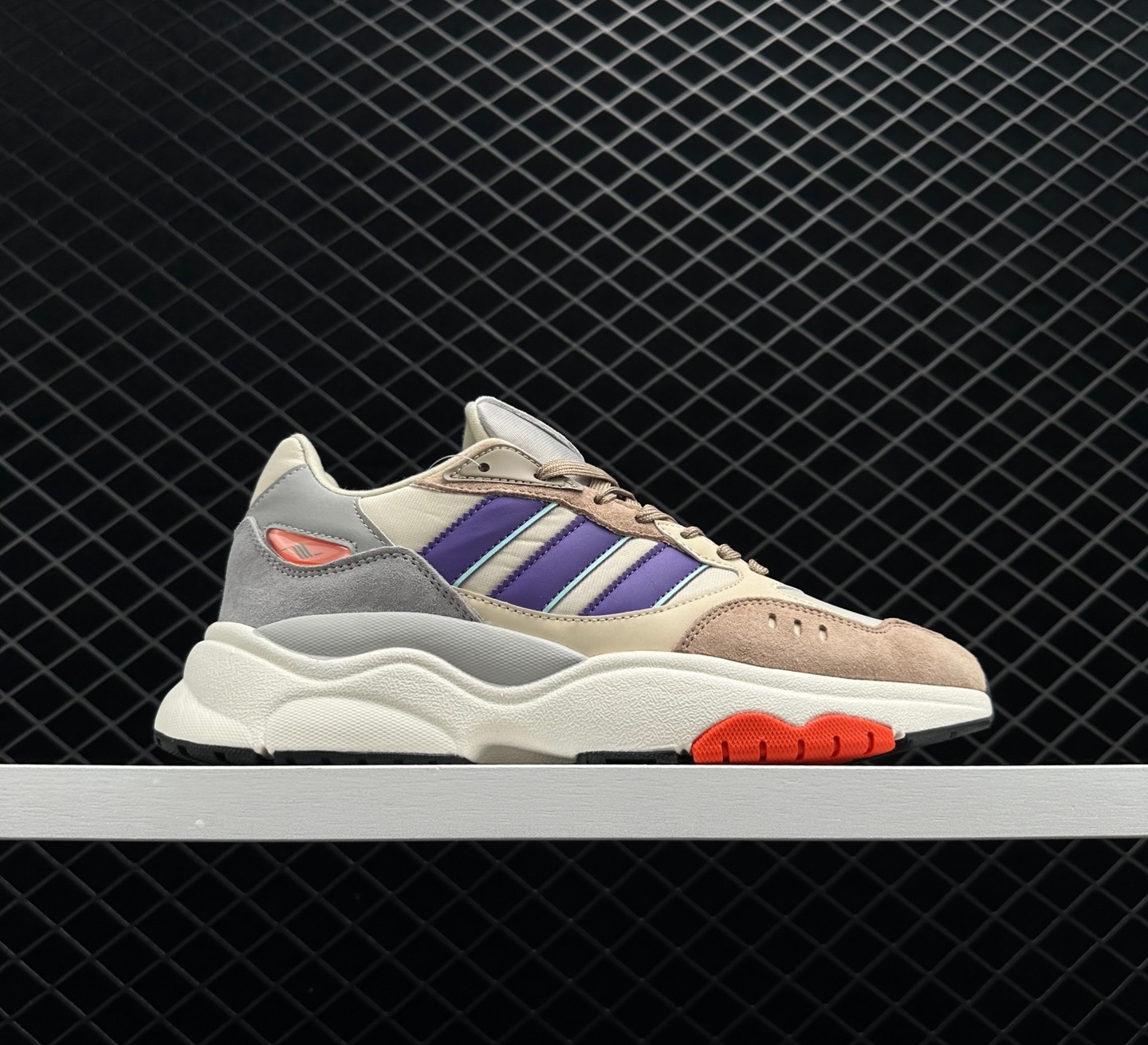 Adidas Originals Retropy F90 Light Grey Purple Orange HP8029 - Stylish Retro Sneakers for Men