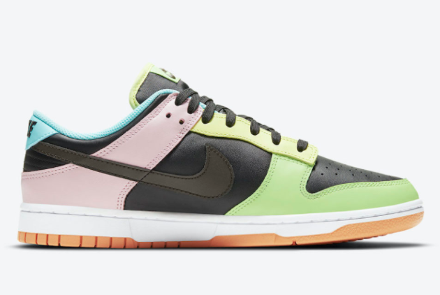 Nike Dunk Low SE 'Free 99' Black/Dark Chocolate-Copa-Pink Foam DH0952-001 - Stylish Sneaker Essential Nike Dunk Low SE 'Free 99' Black/Dark Chocolate-Copa-Pink Foam DH0952-001 - Stylish Sneaker Essential