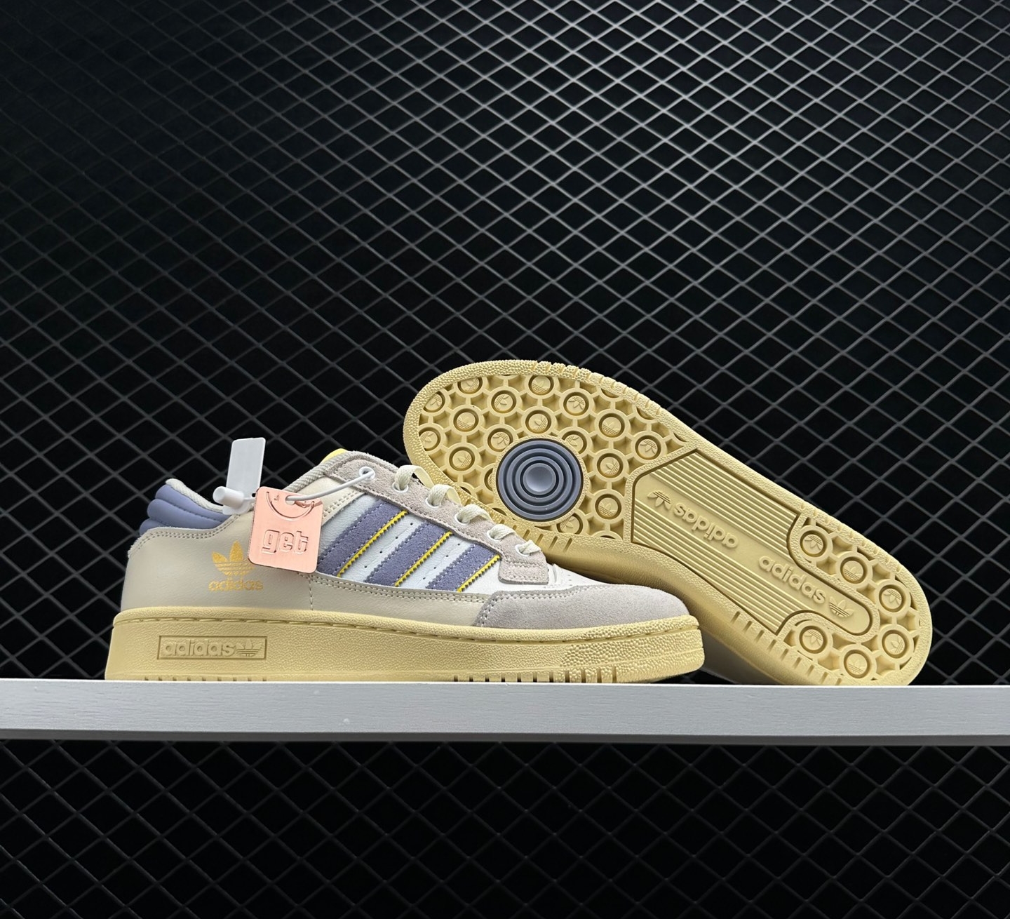 Adidas Originals Centennial 85 Crystal White Silver Violet | ID1812 Adidas Originals Centennial 85 Crystal White Silver Violet | ID1812