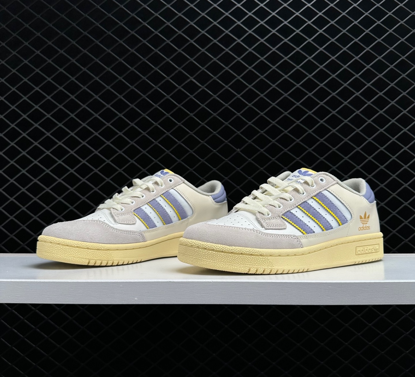 Adidas Originals Centennial 85 Crystal White Silver Violet | ID1812 Adidas Originals Centennial 85 Crystal White Silver Violet | ID1812