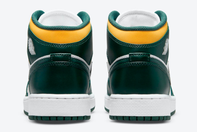 Air Jordan 1 Mid Sonics Green White Yellow 554725-371 - Authentic Sneakers for a Unique Style Air Jordan 1 Mid Sonics Green White Yellow 554725-371 - Authentic Sneakers for a Unique Style
