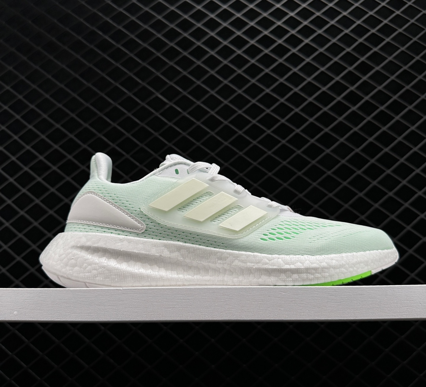 Adidas PureBoost 22 'White Beam Green' GZ5175 - Stylish & Supportive Footwear