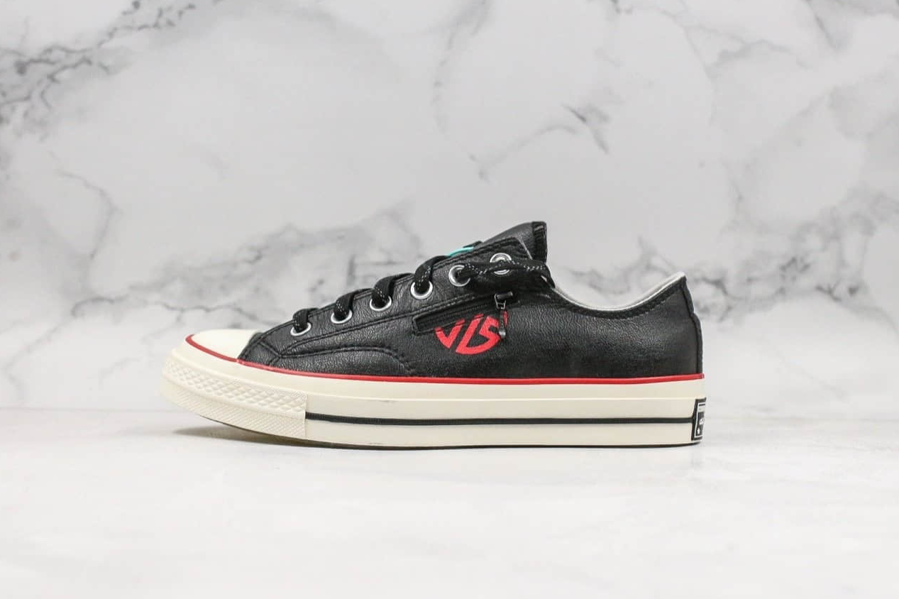 Converse x Lay Zhang Chuck 1970s 'Black Red' 167421C - Classic Style with a Pop of Color