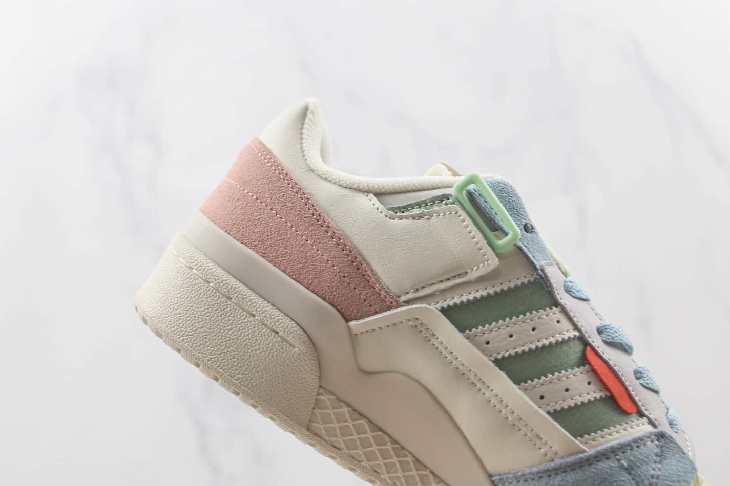 Adidas Originals Forum Exhibit Low Sneakers White Pink Blue GX4587 Adidas Originals Forum Exhibit Low Sneakers White Pink Blue GX4587