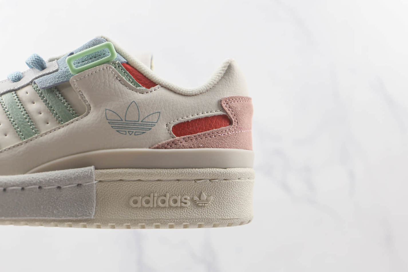 Adidas Originals Forum Exhibit Low Sneakers White Pink Blue GX4587 Adidas Originals Forum Exhibit Low Sneakers White Pink Blue GX4587
