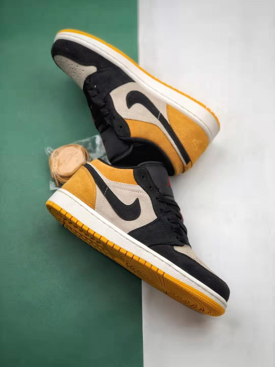 Air Jordan 1 Low 'University Gold' 553558-127: Classic Sneaker in Striking Gold Hue Air Jordan 1 Low 'University Gold' 553558-127: Classic Sneaker in Striking Gold Hue