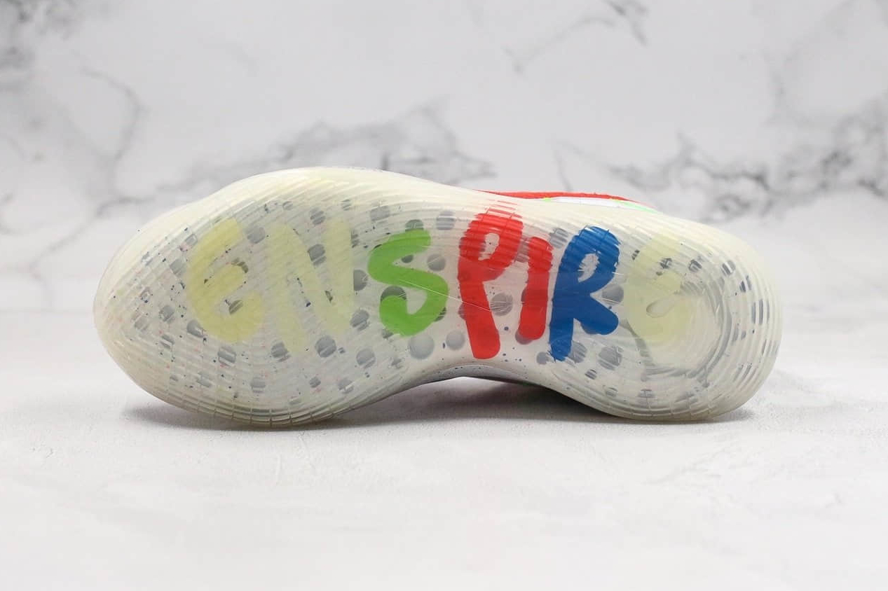 Nike Zoom KD 12 EP White Multi Color Red AR4230 118 - Shop the Latest Nike Basketball Shoes