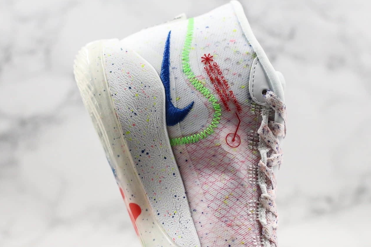 Nike Zoom KD 12 EP White Multi Color Red AR4230 118 - Shop the Latest Nike Basketball Shoes
