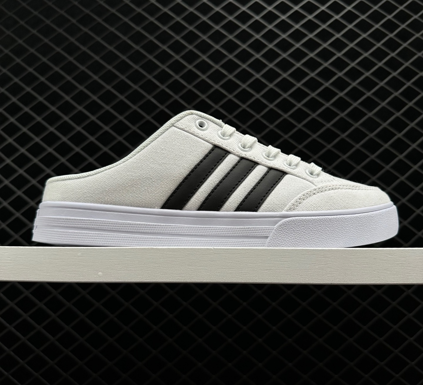 Adidas VS Set Mule White Black FX4849 - Stylish Sporty Footwear