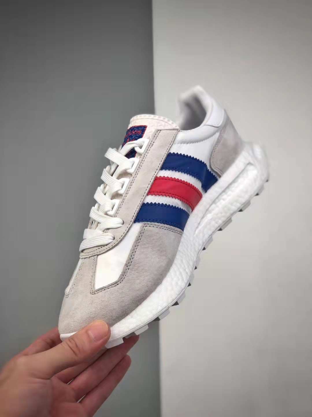 Adidas Retropy E5 Grey White Navy Red - Stylish and Comfortable Sneakers Adidas Retropy E5 Grey White Navy Red - Stylish and Comfortable Sneakers