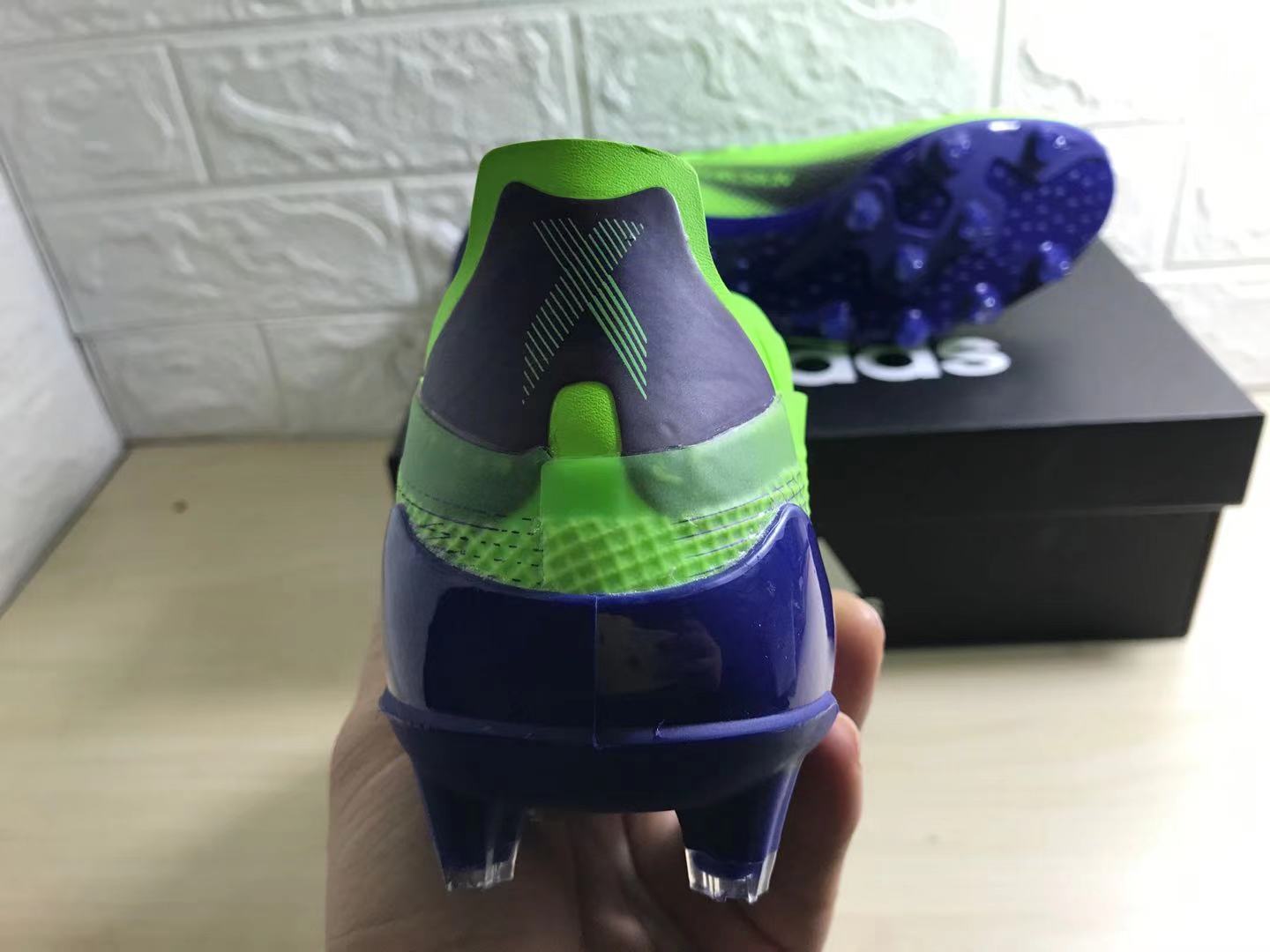 New Adidas X Ghosted .1 FG Soccer Cleats | Solar Green Purple New Adidas X Ghosted .1 FG Soccer Cleats | Solar Green Purple