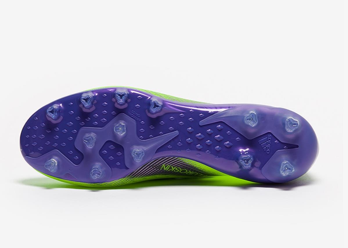 New Adidas X Ghosted .1 FG Soccer Cleats | Solar Green Purple New Adidas X Ghosted .1 FG Soccer Cleats | Solar Green Purple