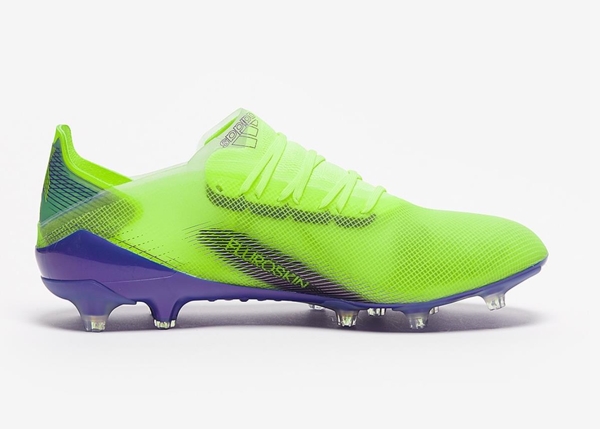 New Adidas X Ghosted .1 FG Soccer Cleats | Solar Green Purple New Adidas X Ghosted .1 FG Soccer Cleats | Solar Green Purple
