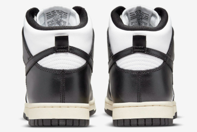 Nike Dunk High 'Vintage Black' White/Black DQ8581-100 - Classic Retro Sneakers for Stylish Men