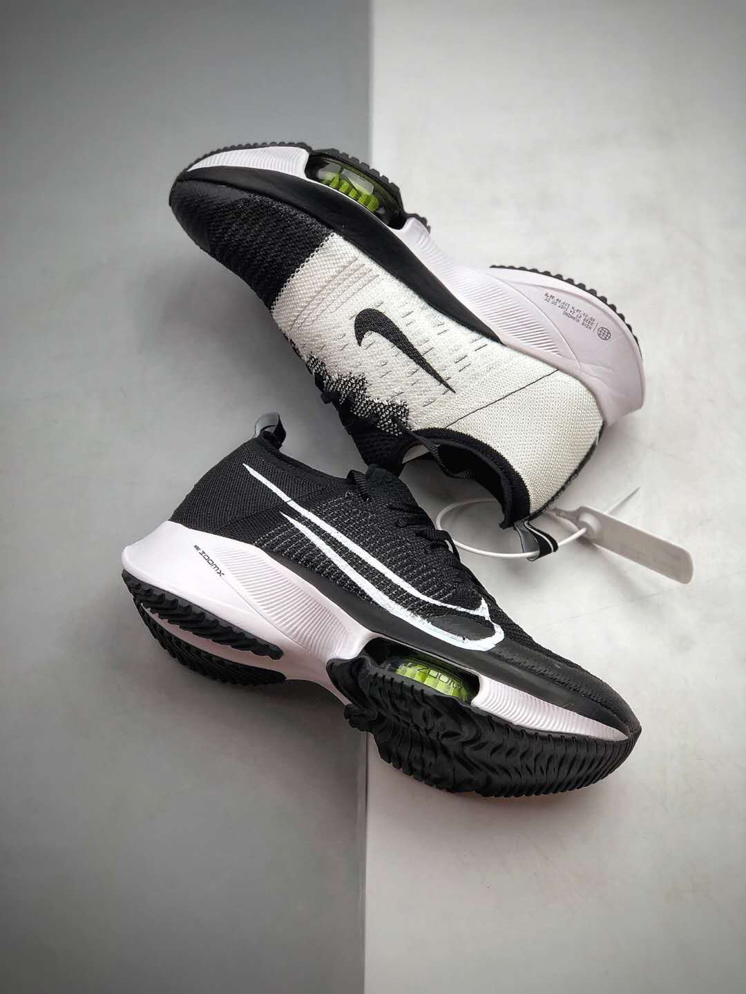 Nike Air Zoom Tempo NEXT Flyknit 'Black White Volt' CI9923-001 | Premium Running Shoes Nike Air Zoom Tempo NEXT Flyknit 'Black White Volt' CI9923-001 | Premium Running Shoes