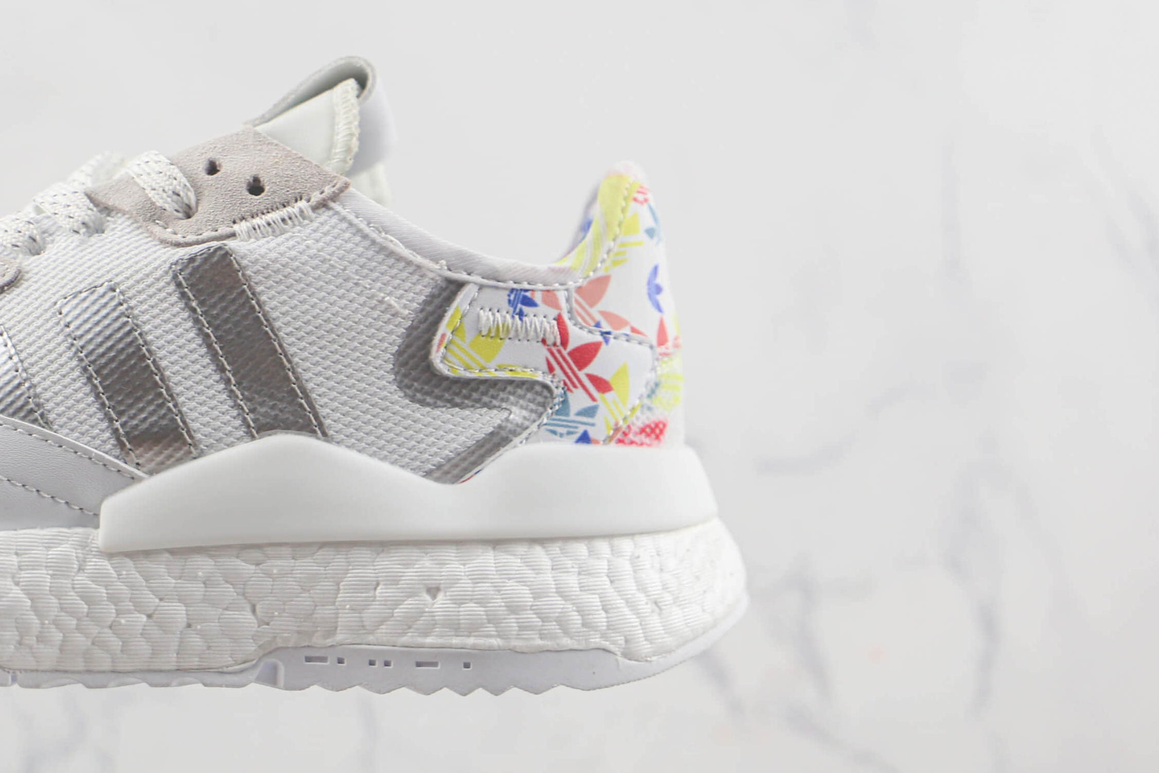 Adidas Nite Jogger Boost Cloud White Silver Multi-Color FW6712