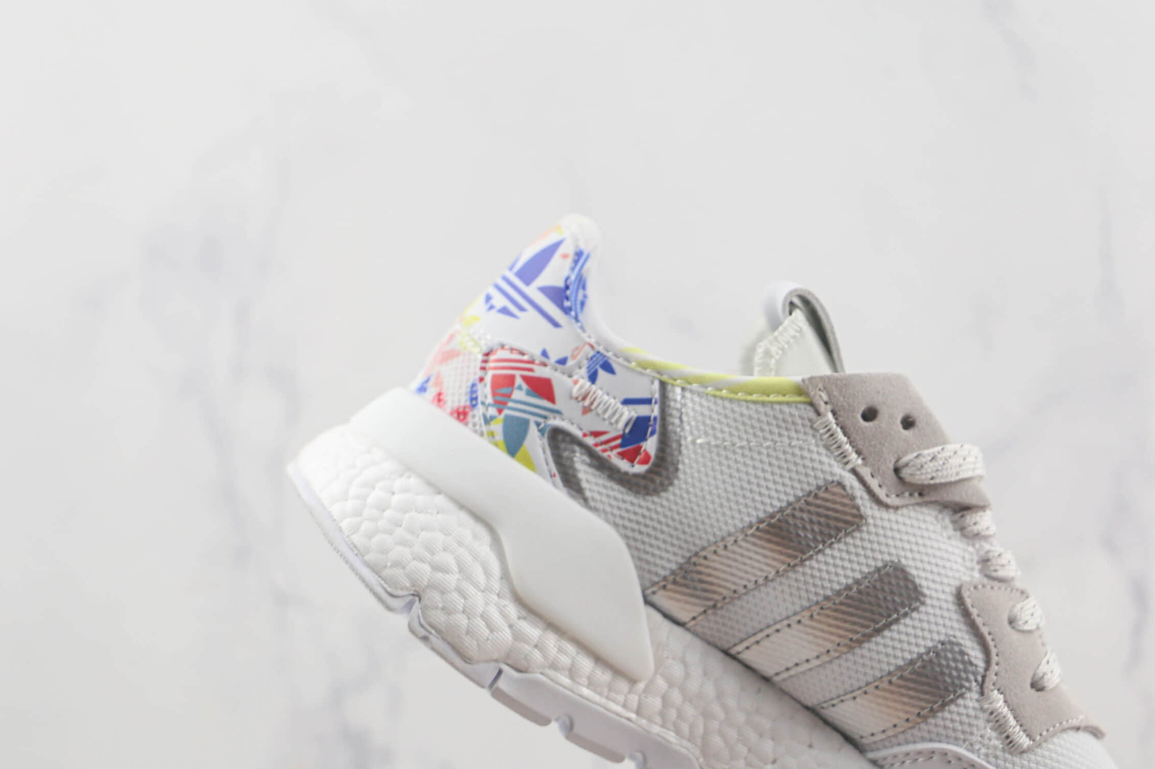 Adidas Nite Jogger Boost Cloud White Silver Multi-Color FW6712