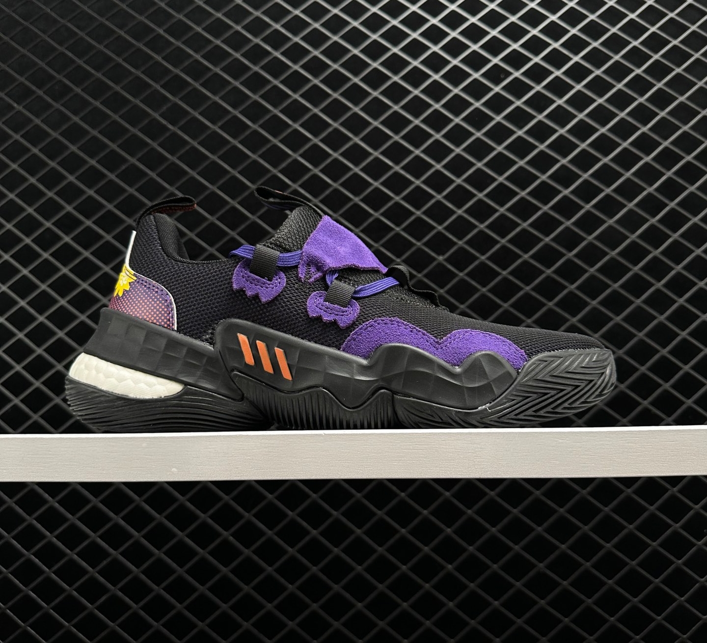 Adidas Trae Young 1 'Black Team College Purple' GZ4627 - Stylish & Functional Athleisure Shoes