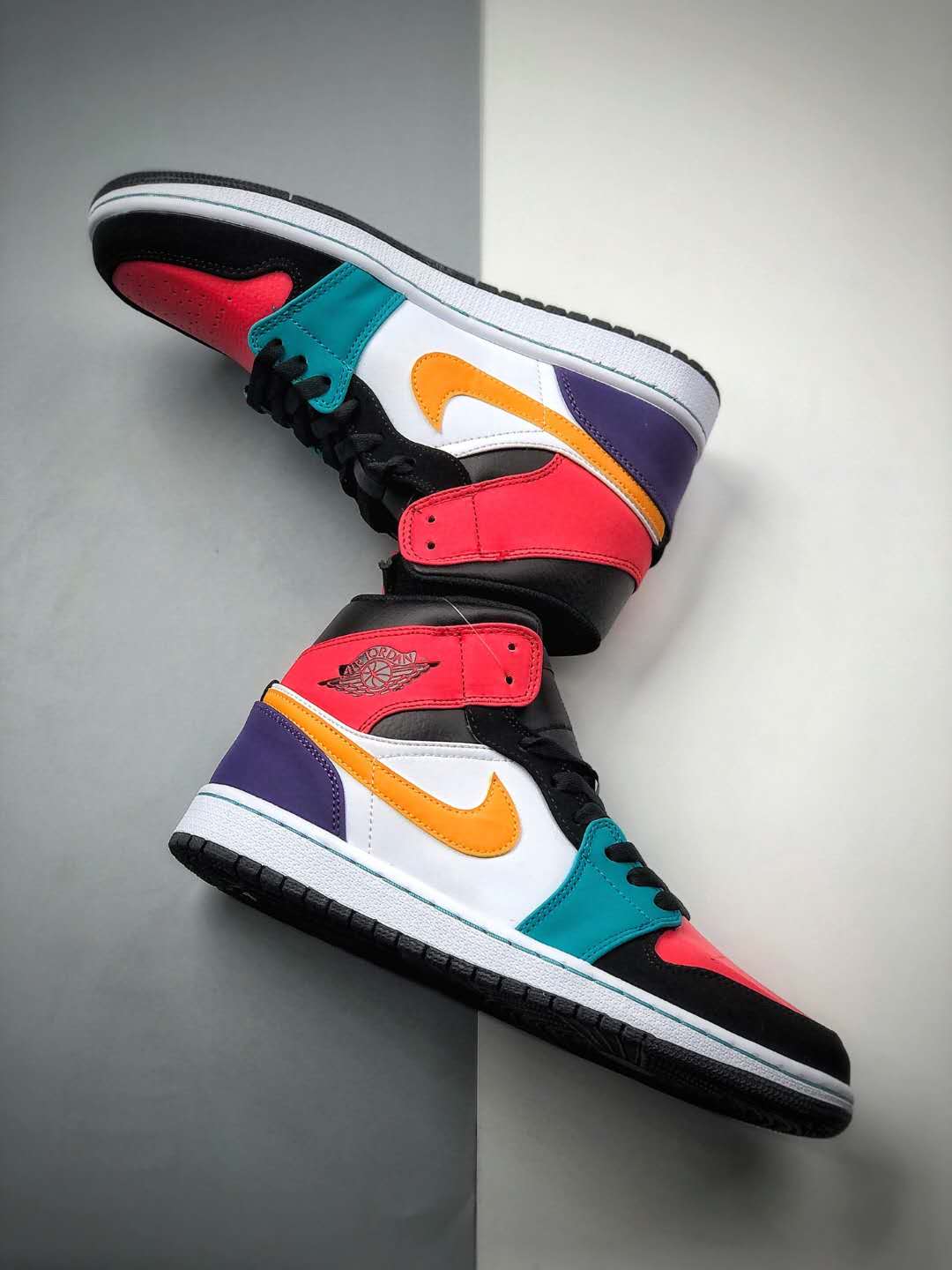 Air Jordan 1 Mid 'Multi-Color' 554724-125 - Shop the Stylish Sneakers Now! Air Jordan 1 Mid 'Multi-Color' 554724-125 - Shop the Stylish Sneakers Now!