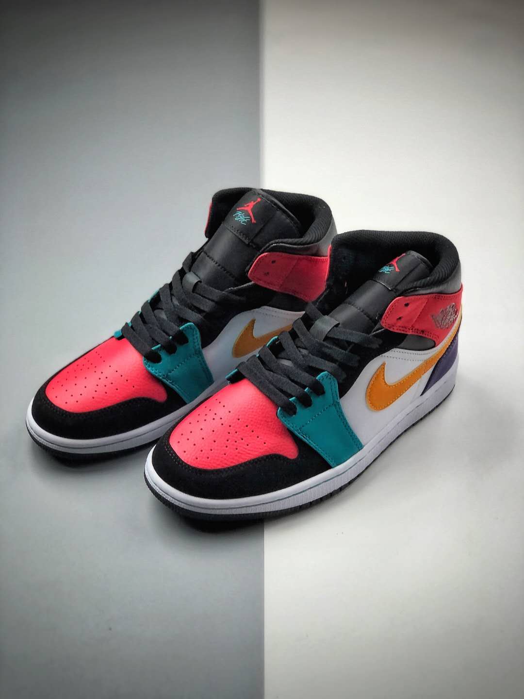 Air Jordan 1 Mid 'Multi-Color' 554724-125 - Shop the Stylish Sneakers Now! Air Jordan 1 Mid 'Multi-Color' 554724-125 - Shop the Stylish Sneakers Now!