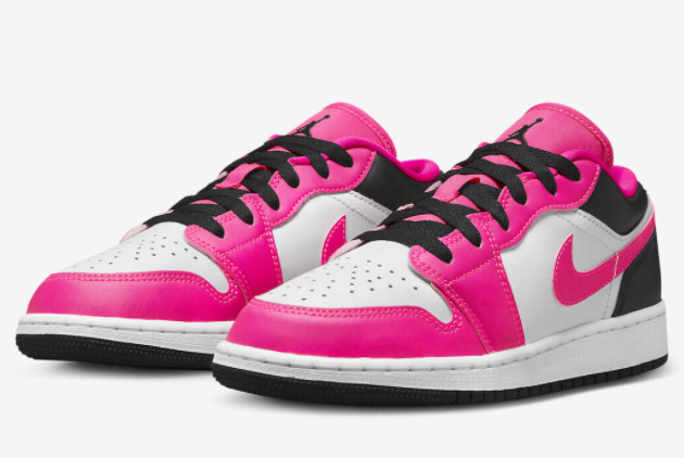 Air Jordan 1 Low GS 'Fierce Pink' DZ5365-601 - Youth Sneaker in Bold Fuchsia Air Jordan 1 Low GS 'Fierce Pink' DZ5365-601 - Youth Sneaker in Bold Fuchsia