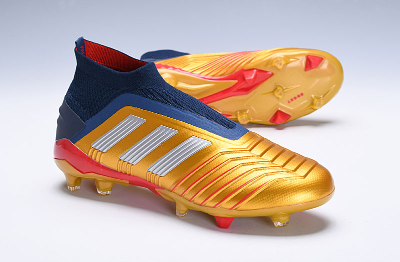 Adidas Predator 19+ FG 'Gold Navy' G27781 - High-Performance Football Boots for Ultimate Control Adidas Predator 19+ FG 'Gold Navy' G27781 - High-Performance Football Boots for Ultimate Control