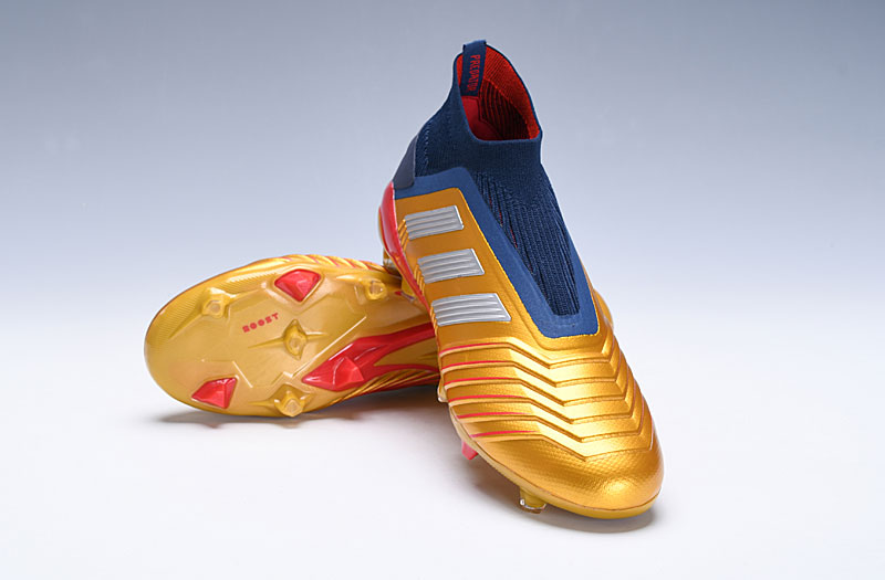 Adidas Predator 19+ FG 'Gold Navy' G27781 - High-Performance Football Boots for Ultimate Control Adidas Predator 19+ FG 'Gold Navy' G27781 - High-Performance Football Boots for Ultimate Control