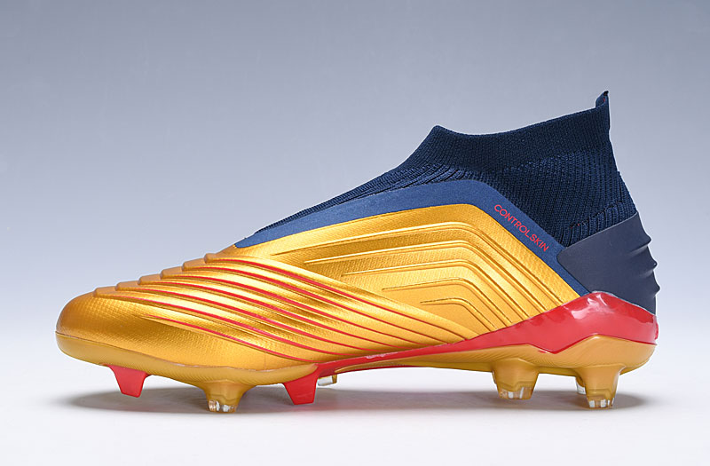 Adidas Predator 19+ FG 'Gold Navy' G27781 - High-Performance Football Boots for Ultimate Control Adidas Predator 19+ FG 'Gold Navy' G27781 - High-Performance Football Boots for Ultimate Control