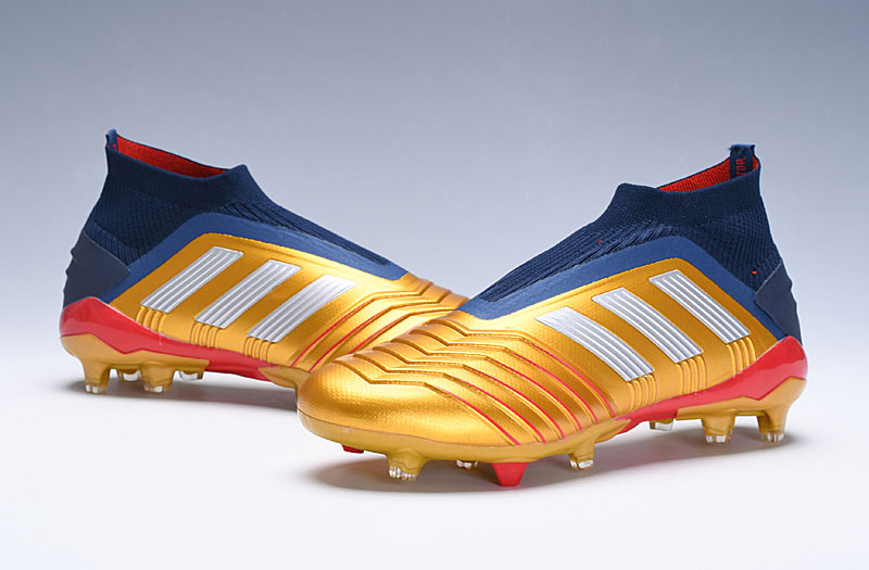 Adidas Predator 19+ FG 'Gold Navy' G27781 - High-Performance Football Boots for Ultimate Control Adidas Predator 19+ FG 'Gold Navy' G27781 - High-Performance Football Boots for Ultimate Control