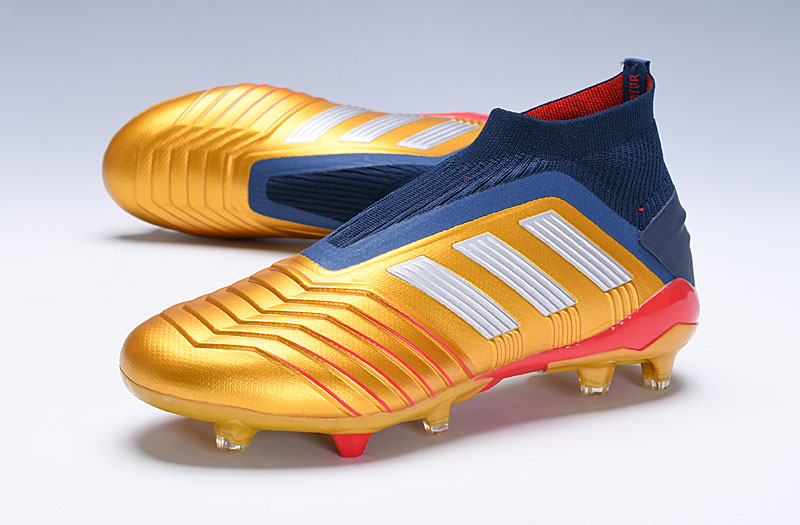 Adidas Predator 19+ FG 'Gold Navy' G27781 - High-Performance Football Boots for Ultimate Control Adidas Predator 19+ FG 'Gold Navy' G27781 - High-Performance Football Boots for Ultimate Control